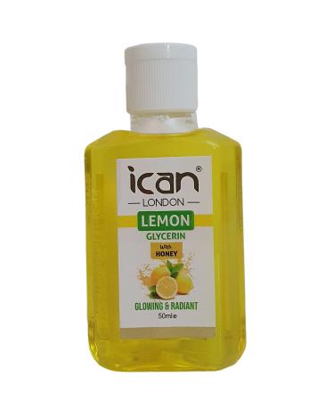 ican lemon glycerine with honey for glowing & radiant 50ml travel size