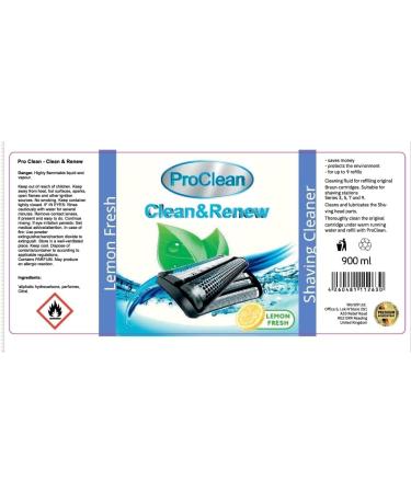 Shaving Head CleanerÂ  Â Can be used to refill Clean & Renew & Activator and Pulsonic Series 3/5/7/9- ProClean x 2 Bottles - Buy Online on SooperMarket.com