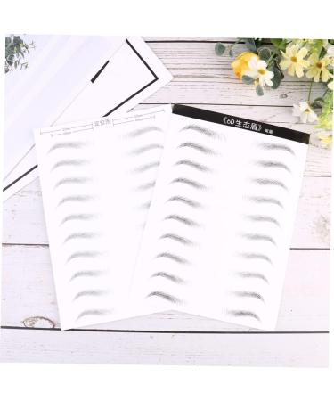 DOITOOL 4 Sheets Authentic Eyebrows Stickers Eyebrow Makeup Tools Eyebrow Stickers 3d Patch Water Proof - Buy Online on SooperMarket.com