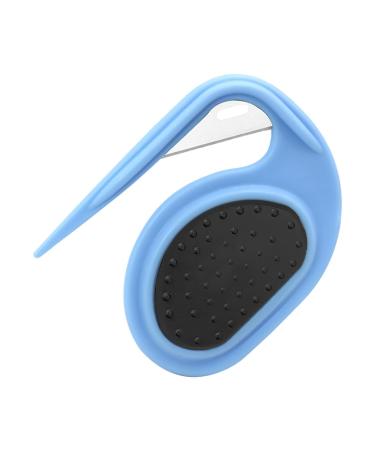 Pet Knotting Comb de-filter with steel blade de-filtering knife cat cat grooming splitter fur-tubular de-movement ridge for dogs perfect for removing matters blue