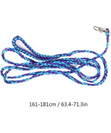 Hamster Harness Adjustable Small Pet Leash Outdoor Walking Training Lead with Bell Collar for Rat Mouse Squirrel 63.4-71.3inch(blue&purple) - Buy Online on SooperMarket.com