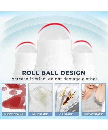Clothes Stain Remover - Roll Bead Design Ideal for Emergency Stain Removal Portable No-wash Instant Stain Remover Pen Stain Remover Roller-Ball Cleaner for Clothes (1Pcs) - Buy Online on SooperMarket.com