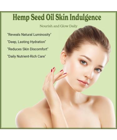 Natural Born Oils Hemp Seed Oil 4oz - Organic Cold-Pressed High in Vitamins & Minerals for Skin and Hair Revitalization - Buy Online on SooperMarket.com
