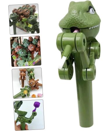 ORFOFE 2pcs Lollipop Machine Dinosaur Lollipops for Food Toy Mini Kid Toys Popular Candy Tool Toys Plastic - Buy Online on SooperMarket.com