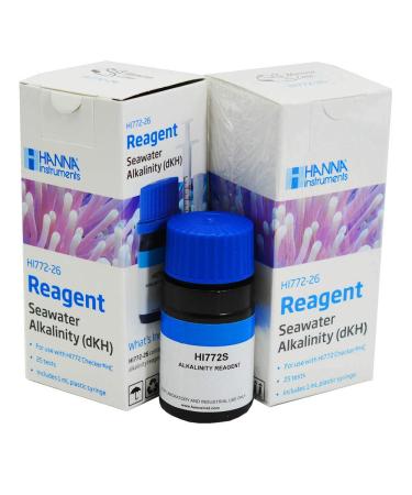 Hanna Instruments Two Pack HI772-26 (HI755-26) Alkalinity Checker Reagent for 50 tests
