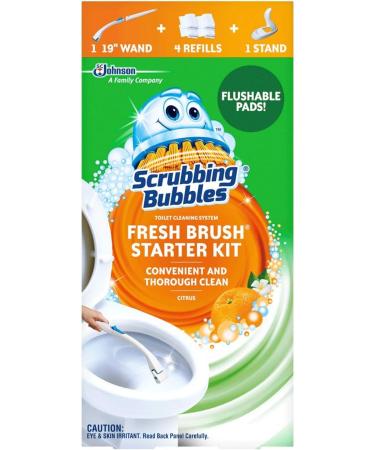 Scrubbing Bubbles Toilet Wand Starter Kit with 20 Flushable Refills - Bundle Deal! - Buy Online on SooperMarket.com