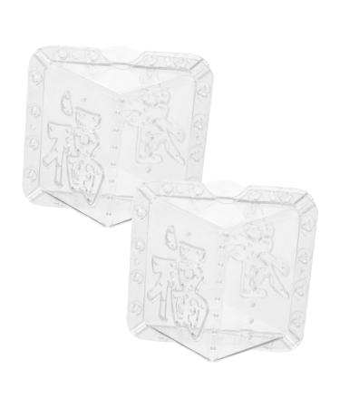 Kisangel 8 Pcs Square Apple Fruit and Vegetable Fruit Shaper Mould Cover
