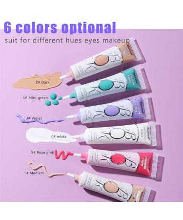 MAEPEOR Matte Eyeshadow Primer - 6 Color Long-lasting Waterproof Base - Buy Online on SooperMarket.com