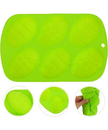 DECHOUS 1pc Easter Egg Cake Mold Mousse Cake Silica Gel 3D Household 26.5X16.5CM Green - Buy Online on SooperMarket.com