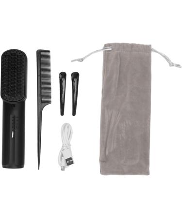 Buy Cordless Hair Straightener Brush - Ionic Heated Styling Comb | Negative Ion Hot Brush for Sleek Hair - International Shipping Available - Buy Online on SooperMarket.com