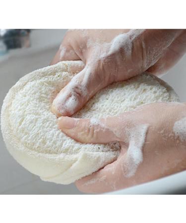 Natural Loofah Sponge Set - 3PCS Bath Shower Ball & Massage Brush for Optimal Exfoliation | Eco-Friendly & International Shipping - Buy Online on SooperMarket.com