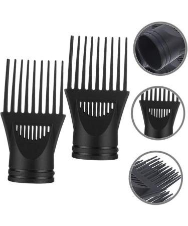 Hair Dryer Comb Attachment: 2pcs Hair Dryer Comb Accessories Universal Hair Dryer Nozzle Comb Attachment - Hairdressing Styling Salon Tool for Barber Shop - Buy Online on SooperMarket.com