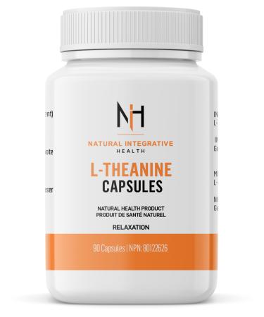 NIH Supplement - L-Theanine - Promotes Relaxation Reduces Stress Enhances Focus and Mental Clarity High Absorption 200mg per Capsule Non-GMO Gluten-Free and allergen free