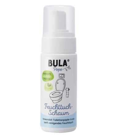Bula Popo (Baby and toilets) Wet cloth Foam 150ml for your toilet paper |Sustainable alternative for over 200 wet wipes |natural ingredients
