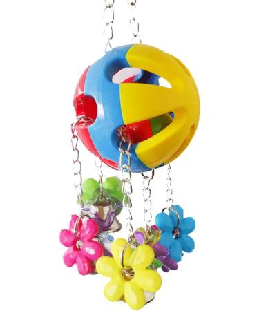 Keersi Parrot Chew Toy Ball for Pet Parrot Budgie Parakeet Cockatiel Conure Lovebird Finch Canary Cockatoo African Grey Macaw Eclectus Amazon Cage Accessories - Buy Online on SooperMarket.com