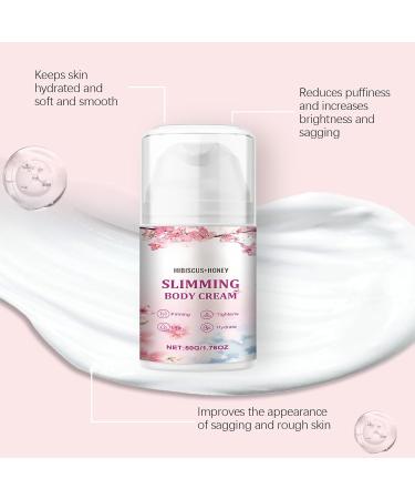Skin Tightening Cream Body for Belly Fat Hibiscus & Honey Skin Firming Body Cream Cellulite Cream Hibiscus & Honey Body Shaping Cream Cellulite Remover Lifting Moisturizing Elasticity Natural - Buy Online on SooperMarket.com
