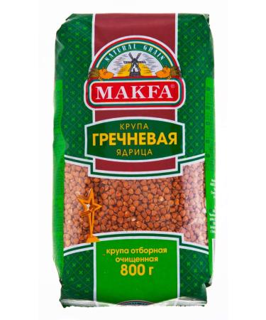 Makfa Buckwheat Organic Groats 28.2 Ounce / 800 Gr - Kasha / Porridge. Made in Russia