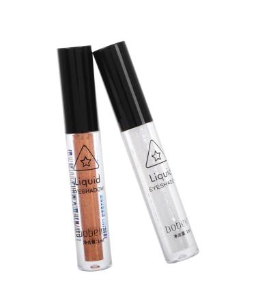Gogogmee 2pcs Eye Shadow Pencil Matte Eyeshadow Makeup Eyeshadow Waterproof Eyeliner Pen Silver Liquid