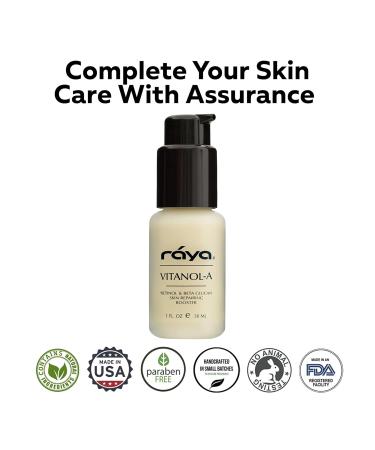 RAYA Serum for Face | Vitamin A & C Anti-Aging Formula | Antioxidant Skin Care for Oily Skin | Smoothing & Refining Chamomile Serum - Buy Online on SooperMarket.com