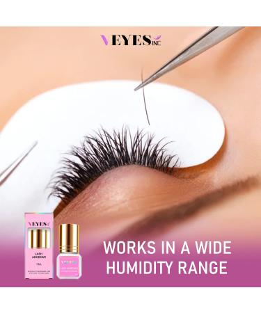 VEYES INC Lash Glue 5 ML - 1-2 Sec Drying Time - 8 Weeks Bond - Professional Black Eyelash Extension Adhesive - Buy Online on SooperMarket.com