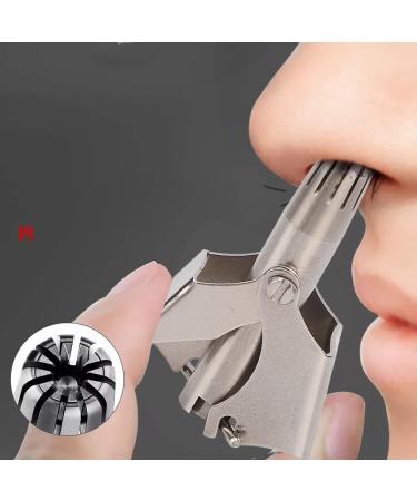 Nose Hair Trimmer for Men - 360 Rotating Stainless Steel Nasal Hair Trimmer | Detachable Design - Buy Online on SooperMarket.com