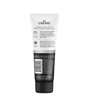 Cremo Detoxifying 2-in-1 Scrub & Mask with Activated Charcoal - 4 oz - Buy Online on SooperMarket.com