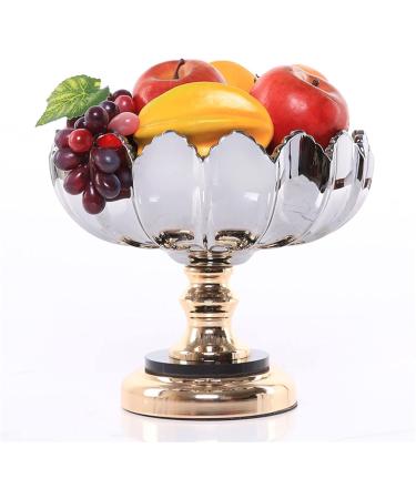 Fruit Basket Bowl Round Glass Fruit Bowl Chinese Retro Creative Candy Bowl Home Living Room Kitchen Desktop Decoration Fruit Plate Fruit Dish Fruit Bowls - Buy Online on SooperMarket.com