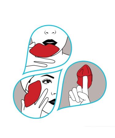 Vlada s Mitty Pout Reusable Ultra Soft Lipstick Removal Cloth | Eco-Friendly Makeup Remover with Keepsake Artwork - Buy Online on SooperMarket.com