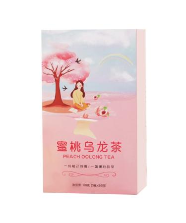 Peach Oolong Tea 20 Count Peach Oolong Tea Pure Natural Dried Fruit Individual Package Tea for Home 60g
