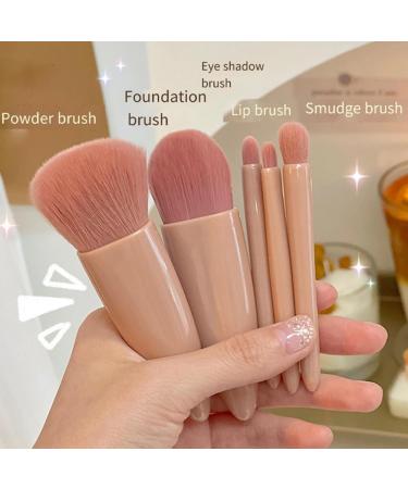 Widybord Mini 5 Makeup Brushes Multifunctional Makeup Brush with Mirror Powder Brush Eye Shadow Brush Blending Brush - Buy Online on SooperMarket.com