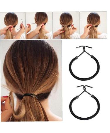 10 Pcs Horse Chant Rubber Elastic Hook Hair Bands - Premium Hair Jewelry & Styling Tools for Women - Buy Online on SooperMarket.com