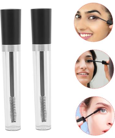 Healvian 2 Sets Makeup Kit Clear Mascara Empty Mascara Tube with Eyelash Wand Black - Buy Online on SooperMarket.com