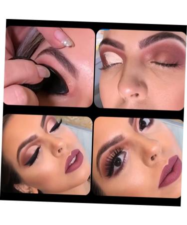 NOLITOY 6 pcs Crease Shadow Portable Eye Black Gel Silica Draw Stamp Tool Makeup Practical Seal Silicone 5*2.5cm Black - Buy Online on SooperMarket.com