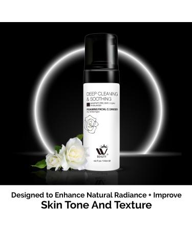 WBM Foaming Facial Cleanser | Makeup Remover & Daily Face Wash for All Skin Types - 4.2 oz - International Shipping Available - Buy Online on SooperMarket.com