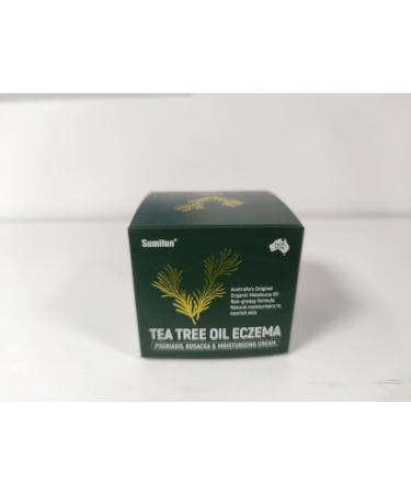 Sumifun Upgraded Tea Tree Oil Cream for Skin Eczema Cream Anti-itch Cream Body lotion Hand cream Face cream for Women Adults