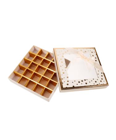 ABOOFAN Box Chocolate for Aging Empty Clear Containers Valentine Truffles Day Candy Valentine'