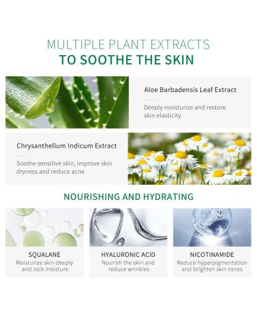Centella Soothing Gel Cream | Deep Hydrating Face Moisturizer with Centella Asiatica | Skin Barrier Repair & Nourishing | Ideal for Women - Buy Online on SooperMarket.com