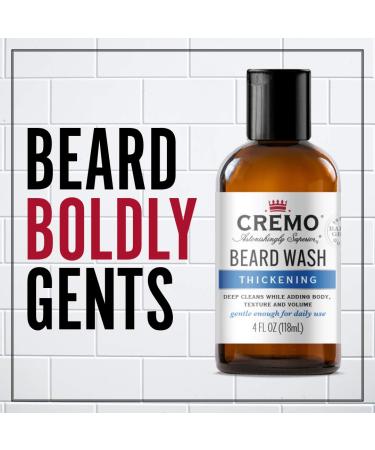 Cremo Beard Wash Thickening 4 fl oz | Ultimate Clean & Volume for Beards - Buy Online on SooperMarket.com