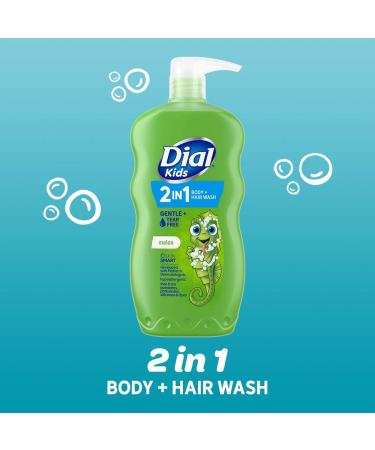 Dial Kids 2-in-1 Body+Hair Wash - Melon 96 | Gentle Cleansing for Kids' Skin and Hair - Buy Online on SooperMarket.com