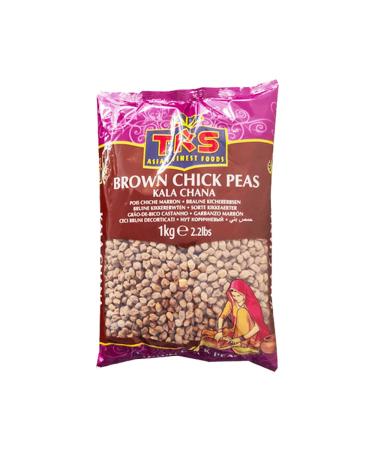 TRS Kala Chana | 1KG | Brown Chick Peas | Healthy Food | High Fibre | High Protein | Natural | Gluten Friendly | Indian Origin
