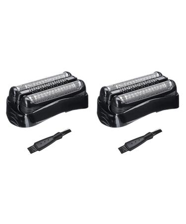 Ggnaxivs 2pcs 21B Replacement Shaver Head for 3 Series 300S 301S 310S 320S 330S 340S Men's Electric Shaver