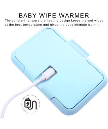 LITM Baby Wipe Warmer: Portable USB Wet Wipes Dispenser - Quick 10 Mins Top Heater (Blue) - Buy Online on SooperMarket.com