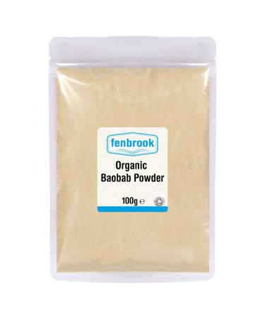 Organic Baobab Powder 100g Certified Organic by Fenbrook Organic
