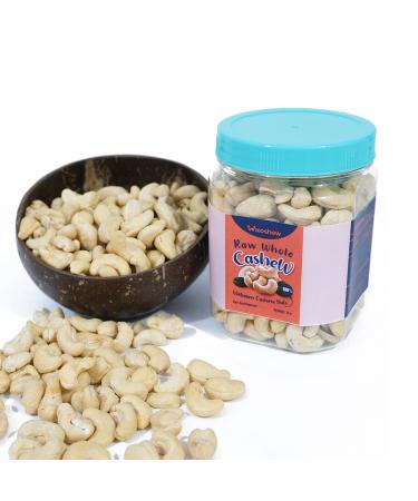 Wicoshew Vietnamese Cashews 14/28/43 5 oz Organic Bulk - Protein Snacks | Healthy Snacks - RAW Whole Cashew Size M 1.75lb - Buy Online on SooperMarket.com