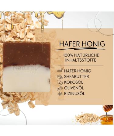 Natural Cilt Oat Honey Soap - 100% Natural & Handmade - Certified Shower Soap for All Skin Types - 100g Pack - Buy Online on SooperMarket.com