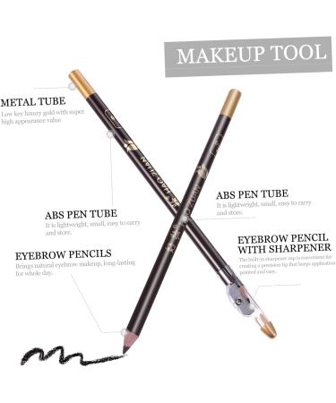 Mikinona 8pcs Pencil Sharpener Eyebrow Pencil Lady Tools Black Colored Pencils Eyebrow Pencils Wooden 1 count (Pack of 1) Coffee - Buy Online on SooperMarket.com