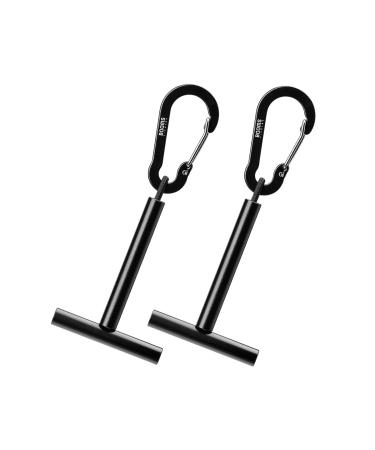Booms Fishing SH1 Fly Fishing Tippet Spool Holder 2 Pack Black 2pcs