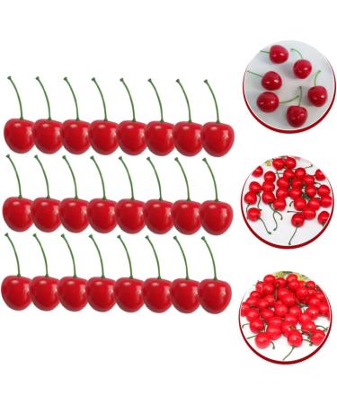 Cabilock 250 Pcs False Cherry Kids Toys Home Decor Fake Fruit Simulated Cherry Decor Fake Cherry Photo Prop for Decor Cherry Desktop Adornment Cherry Ornament Household Child Cherries Foam Redx5pcs 3x3cmx5pcs - Buy Online on SooperMarket.com