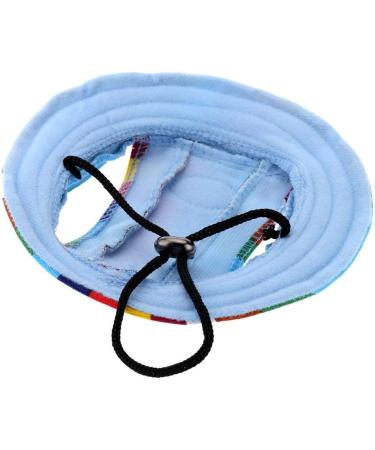 Princess Pet Cap: Dog Canvas Round Hat with Adjustable Chin Strap for Sun Protection (Medium, Color) - Buy Online on SooperMarket.com