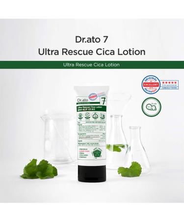 Dr.ATO Ultra Rescue Cica Lotion 5.4 fl.oz. - Powerful Hydrating Lotion for Baby, Kids, Face & Body - Centella Asiatica & Ceramide Formula - Derma Tested, Paraben Free - Buy Online on SooperMarket.com